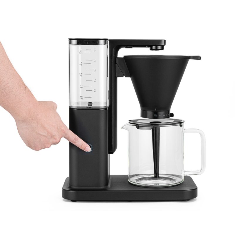 Coffee-maker_Zense-Alu_CM10AB-M125_Front-with-hand