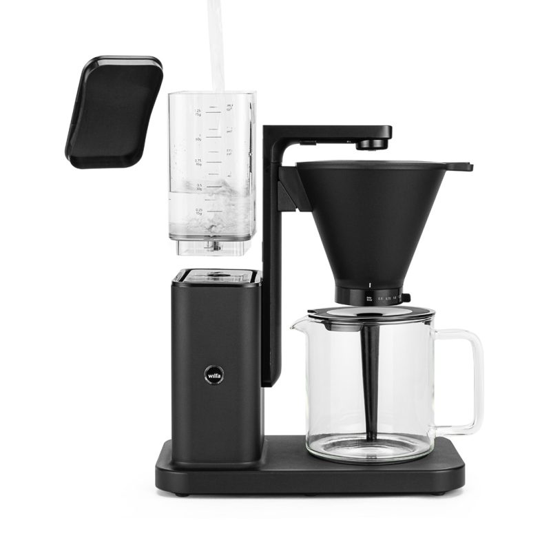 Coffee-maker_Zense-Alu_CM10AB-M125_Front_Pouring