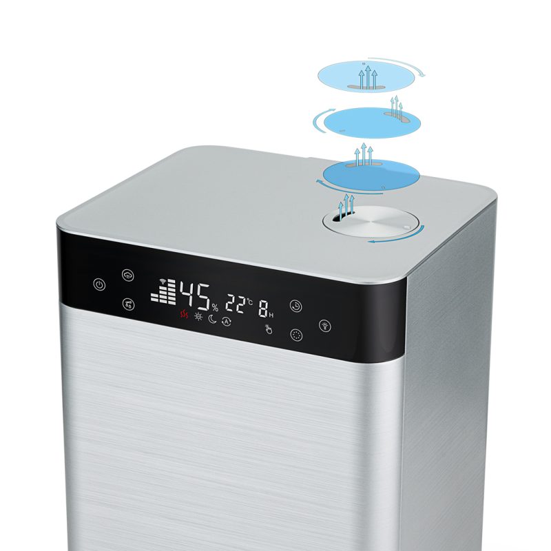 Humidifier_Dew_HU1A-430C_Angled_Turning