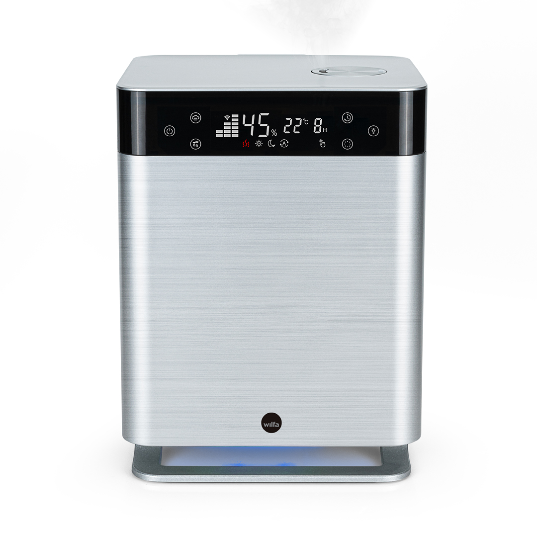 Humidifier_Dew_HU1A-430C_Front_on_Blue-light