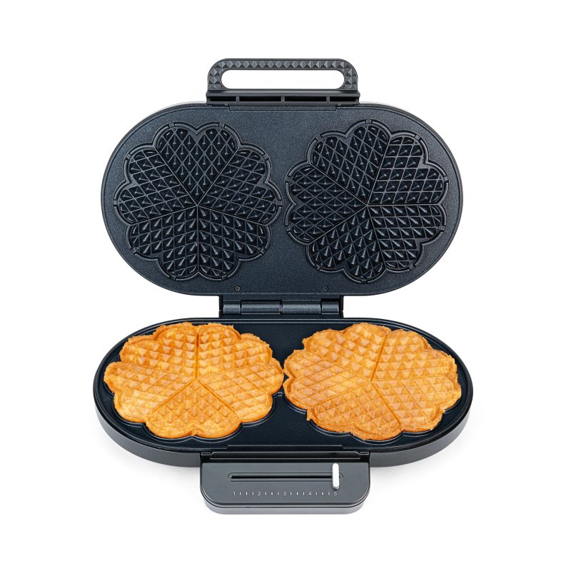 Waffle-Iron_WM4DB-160_Front_open_Waffle